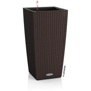 LECHUZA Cubico Cottage 30 Komplettset 30 x 30 x 56,5 cm mocca