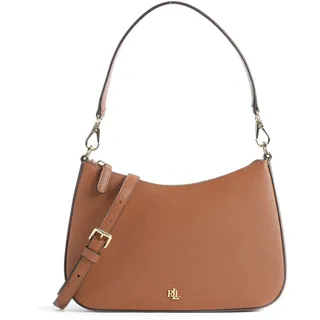 Ralph Lauren Danni Schultertasche Leder Brown