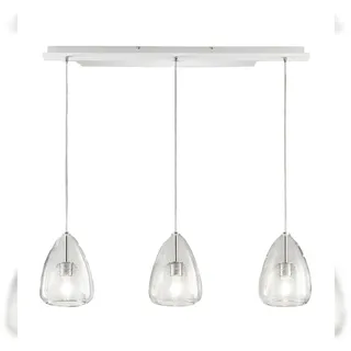 Fabas Luce Britton 3-flg. E27 40W Durchmesser 0,00 m transparent