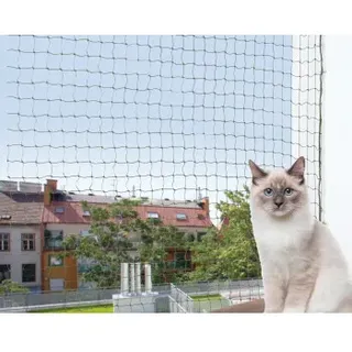Trixie Katzenschutznetz 4 x 3 m Olivgrün
