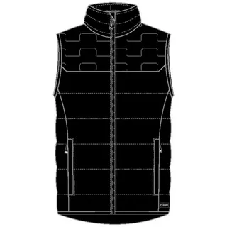 CMP Weste Schwarz 52