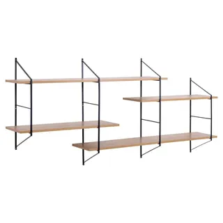 ac-design Belfast Wandregal 191 x 26 x 0 cm Braun