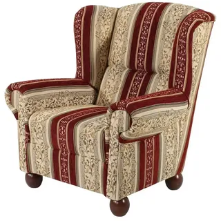 Max Winzer Ohrensessel Monarch Chenille 93 x 100 x 0 cm Rot