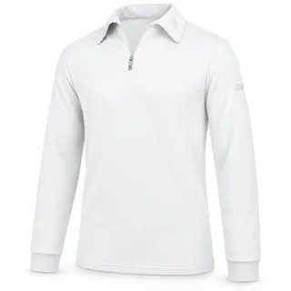 Brandsseller Herren Rollkragenpullover mit Reißverschluss | Leichter Baumwollpullover, Mit Reißverschluss und Kragen, Weich, bequem & atmungsaktiv, Ideal für Sport, Freizeit & Alltag