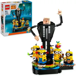 LEGO® Konstruktionsspielsteine Gru und die Minions aus LEGO® Steinen (75582), LEGO Despicable Me, (839 St), Made in Europe bunt