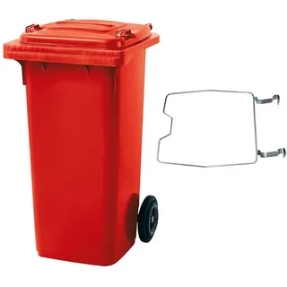 BRB-Lagertechnik Mülltonne MGB 120 l Rot