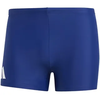 adidas Solid Boxer-Badehose Dark Blue / White M/L