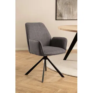 Actona Esszimmerstuhl Glenda Grau 2er-Set