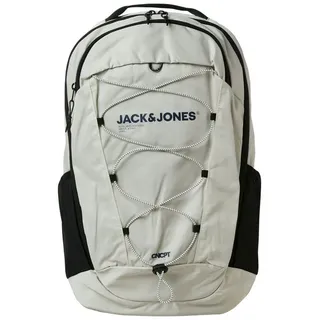 Jack & Jones Rucksack Geräumiges Outdoor-Zubehör mit vielseitigem Design für Herren (casual), Recyceltes Material nachhaltig Normal Fit Einfarbig beige