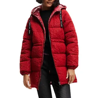 DESIGUAL Jacke Damen Polyester Rot GR70666 - Größe: XS