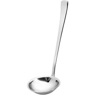 Gräwe Saucenlöffel 18 cm, Soßenkelle, Soßenlöffel, kleiner Schöpflöffel, Edelstahl poliert, Suppenkelle klein, spülmaschinengeeignet, Serie Würzburg