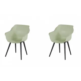 Hartman Sophie Studio Dining Stuhl Gartenstuhl 58 x 58 x 84 cm minzgrün