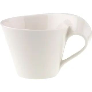 Villeroy & Boch Kaffeetasse New Wave 260 ml Premium Porcelain Weiß