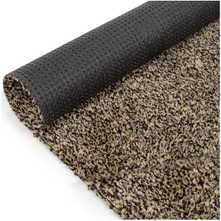 ANRO Läufer Schmutzfang-Teppichläufer DOVER, 100 cm breit, rechteckig, Höhe: 4 mm, getuftet, Länge 220 cm, zuschneidbar beige|braun 100 cm x 220 cm x 4 mm