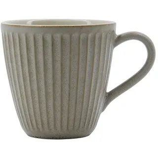 House Doctor - Pleat Tasse, Ø 9 cm, grau / braun