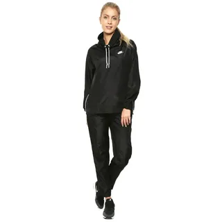 Nike Damen Trainingsanzug Woven OH, Black/White/White, S, 829723-010