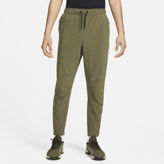 Nike Unlimited vielseitige Dri-FIT Hose mit Reißverschluss am Bündchen für Herren - Grün, XL