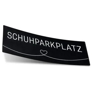 Fußmatte Schuhparkplatz 100 x 35 cm rutschfest staubdicht für Eingangsbereich Terrasse Flur