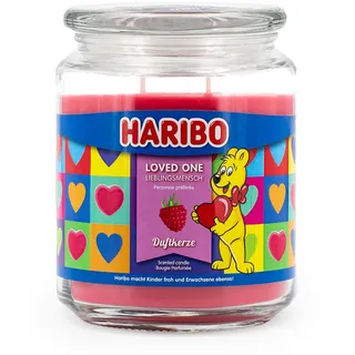 HARIBO Loved One Duftkerze 510 g rot