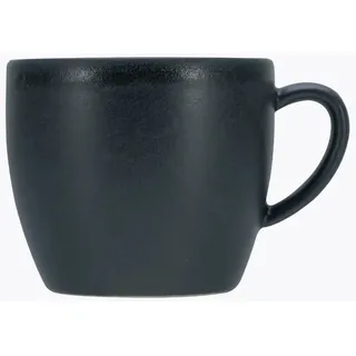 CreaTable Soft Touch Cappuccinotasse Schwarz