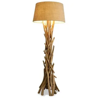 levandeo Lampe 97046 Stehlampe 155cm Holz Holzlampe Unikat Natur Treibholz Handarbeit Stehleuchte