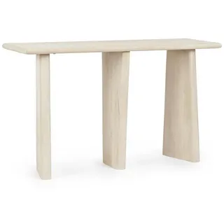 Natur24 Beistelltisch Zacatecas Konsolentisch 130 x 40 x 75 cm Mangoholz Natur