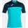 Trikot 013 türkis fluor/marineblau M