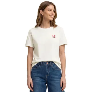 STREET ONE Kurzarmshirt Weiß 38