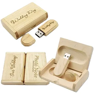 Personalisierter USB Stick Holz Hölzern Flash Speicherstick USB Flash Drive Wood USB-Flash-Laufwerk als Geschäftsgeschenk oder Geschenk für Freunde