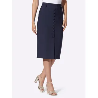 Heine Bleistiftrock Damen Blau 38