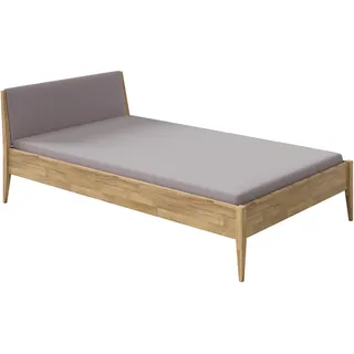 Paidi Jugendbett STIENE 140 x 200 cm Eiche massiv lasiert steingrau/beige