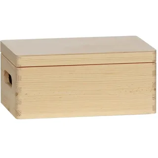 Bütic Allzweckkiste Holzbox Holzkiste stapelbar mit u. ohne Deckel Größenauswahl