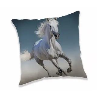 Jerry Fabrics Kissen weißes Pferd