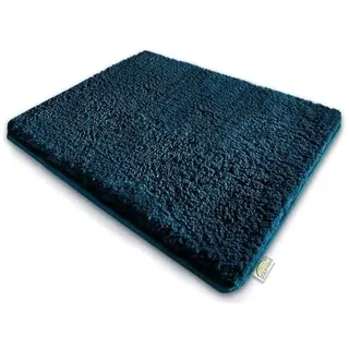 Floordirekt Badteppich Sky Petrol 80 x 150 cm