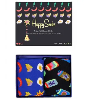 Happy Socks Socken mit Bananenmuster für Herren und Damen, 36-40 & 41-46 - 36-40