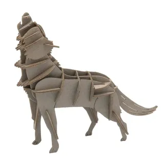 Fridolin 3D Papiermodell, Wolf, 11x9,5cm (US IMPORT)