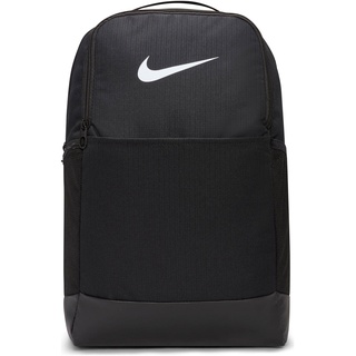 Nike Brasilia-M-24L Daypack in black-black-white, Größe Einheitsgröße