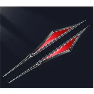 XIUKANGNB 2 Stück Auto Emblem Aufkleber für Mazda CX-30 CX30 CX 30 2019 2020 2021 2022 2023 2024, Karosserie Seiten 3D Abzeichen Badge Aufkleber Selbstklebend Styling Zubehör,D/Black~Red