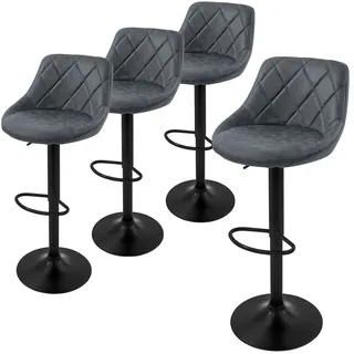 ML-Design Barhocker 62-82 cm Anthrazit