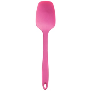 Kochblume Flexlöffel S | Premium-Silikon & BPA frei| Hitzbeständig | Spülmaschinenfest | 20cm | Farbe: pink