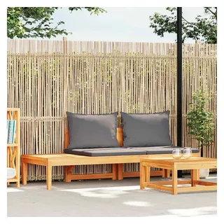 vidaXL Gartenbank mit Tisch 150 x 60 x 85 cm Grau