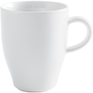 KAHLA 215330A90021C Café Sommelier  Kaffeebecher 0,32 l | weiße Kaffeetasse aus Porzellan