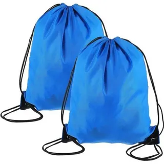 Gymtas - 2 Stücke - uni - Sporttasche - Fitness-Tasche - Fitnessstudio-Tasche - Rucksack - 2er-Pack - Sportrucksack.