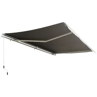 Outsunny Markise, BxL: 500 x 300 cm, Aluminium/Polyester - grau
