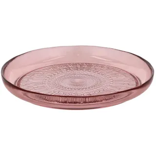 Bitz Kusintha Glasteller 25 cm Pink