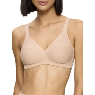 Triumph Modern Soft + Cotton BH ohne Bügel 10186008 neutral beige 95C