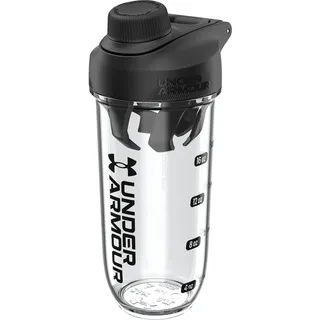 Under Armour UA Clarity Shaker-Flasche, 680 ml, transparent/schwarz, OSFA