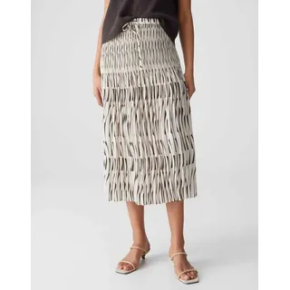 OPUS Plisseerock Ribane bamboo Ideal für entspannte Casual Looks im Alltag beige 34