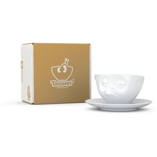 FIFTYEIGHT PRODUCTS Tasse Tasse Verpennt weiß - 200 ml - Kaffeetasse Weiß - 1 Stück