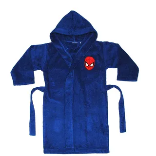 alles-meine.de GmbH Frottee Bademantel - Spyderman - 2 bis 4 Jahre/Gr. 92-110 - für Kinder/Jungen - 100% Baumwolle - Spyderman - Badetuch - Amazing Ultimate/Morgenma..